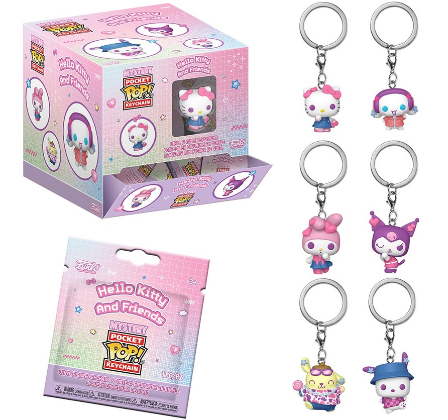 FUNKO MYSTERY POCKET POP! HELLO KITTY AND FRIENDS BLIND BAG RANDOM VINYL
