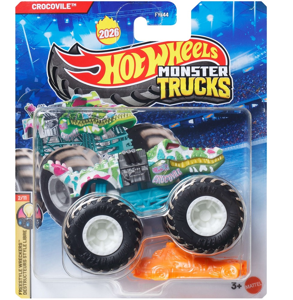 ΠΑΙΧΝΙΔΙ MATTEL HOT WHEELS MONSTER TRUCKS: CROCOVILE JHY71 ---