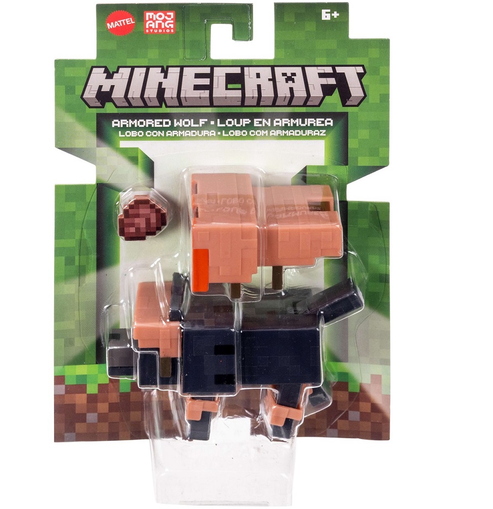 ΠΑΙΧΝΙΔΙ MATTEL MINECRAFT: ARMORED WOLF 8CM JJR99
