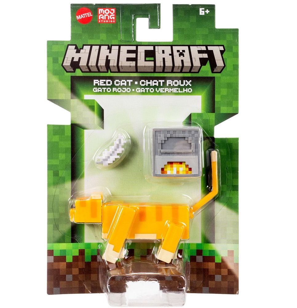 ΠΑΙΧΝΙΔΙ MATTEL MINECRAFT: RED CAT 8CM JJT03