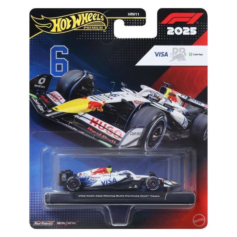 MATTEL HOT WHEELS: VISA CASH APP RACING BULLS FORMULA ONE TEAM JKD91