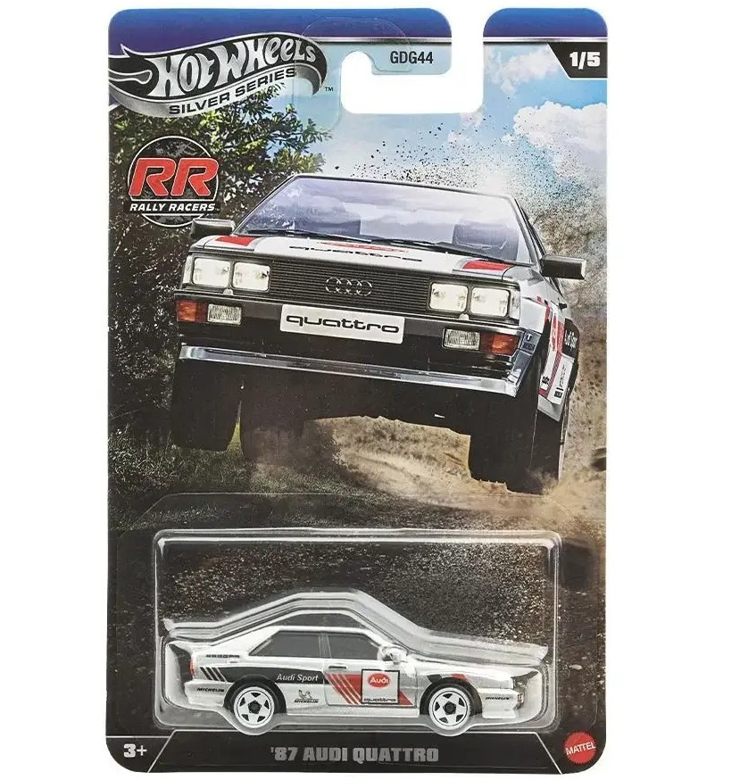 ΠΑΙΧΝΙΔΙ MATTEL HOT WHEELS SILVER SERIES: RALLY RACERS - '87 AUDI QUATTRO JKX61