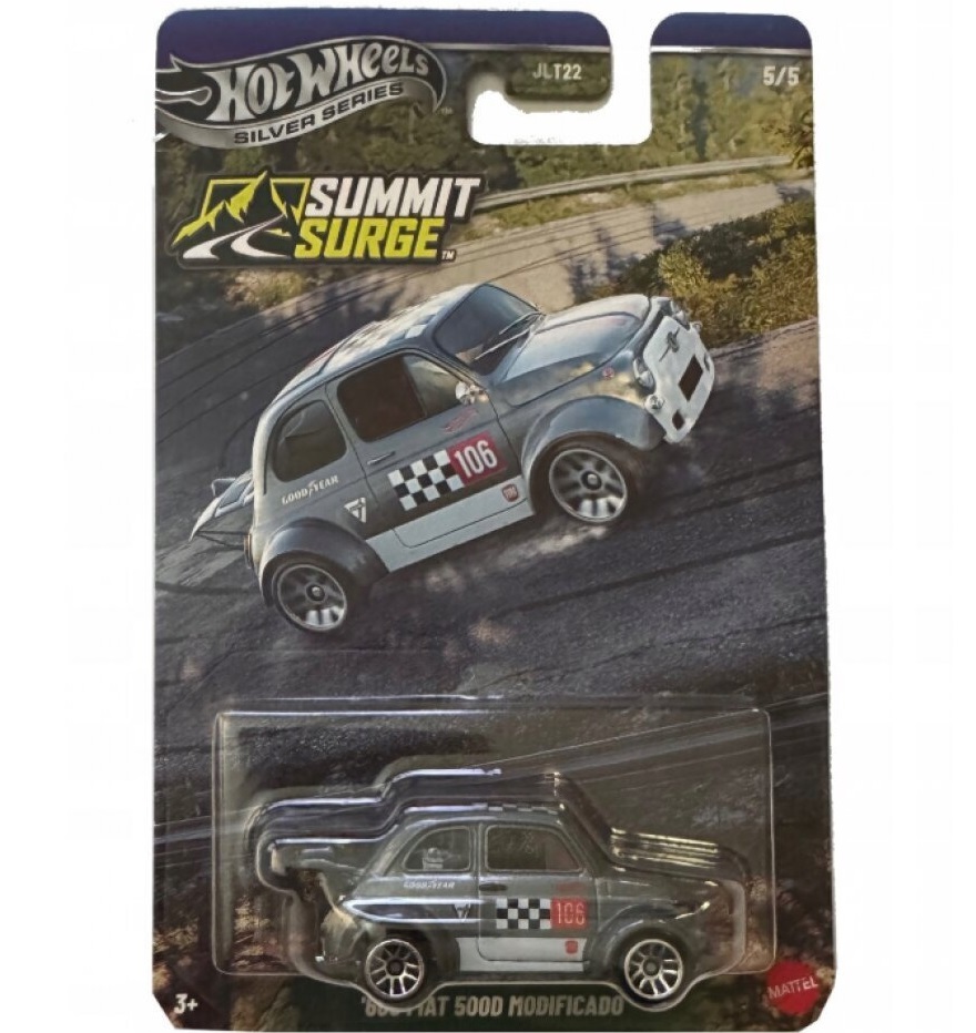 ΠΑΙΧΝΙΔΙ MATTEL HOT WHEELS: SILVER SERIES - 60'S FIAT 500D MODIFICADO JKX70