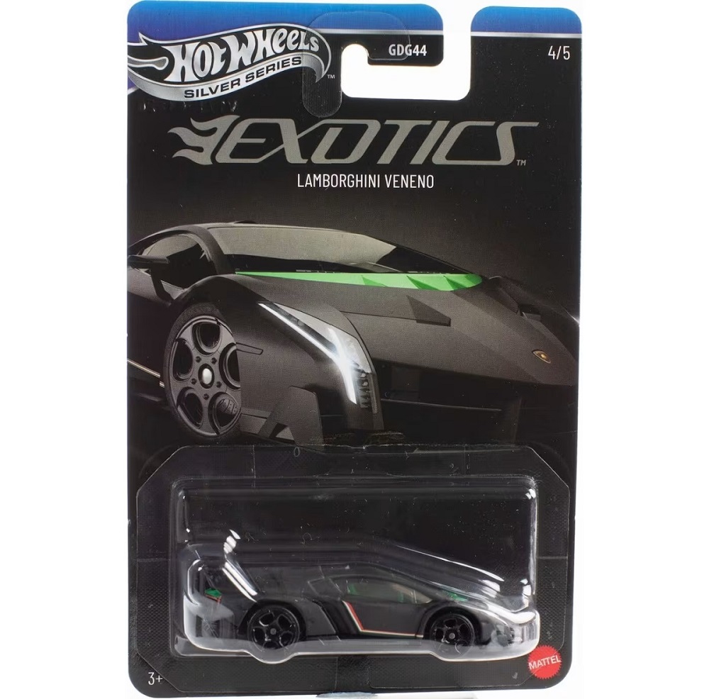 ΠΑΙΧΝΙΔΙ MATTEL HOT WHEELS SILVER SERIES: EXOTICS - LAMBORGHINI VENENO KX79