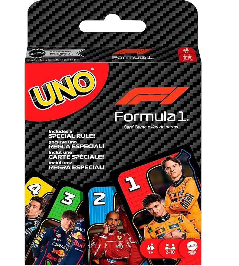 ΠΑΙΧΝΙΔΙ ΜΕ ΚΑΡΤΕΣ MATTEL UNO: FORMULA 1 JMF10 ---