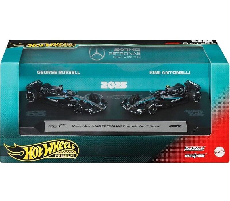 ΠΑΙΧΝΙΔΙ MATTEL HOT WHEELS PREMIUM: FORMULA1 2025 - MERCEDES-AMG PETRONAS FORMULA ONE TEAM JMM93