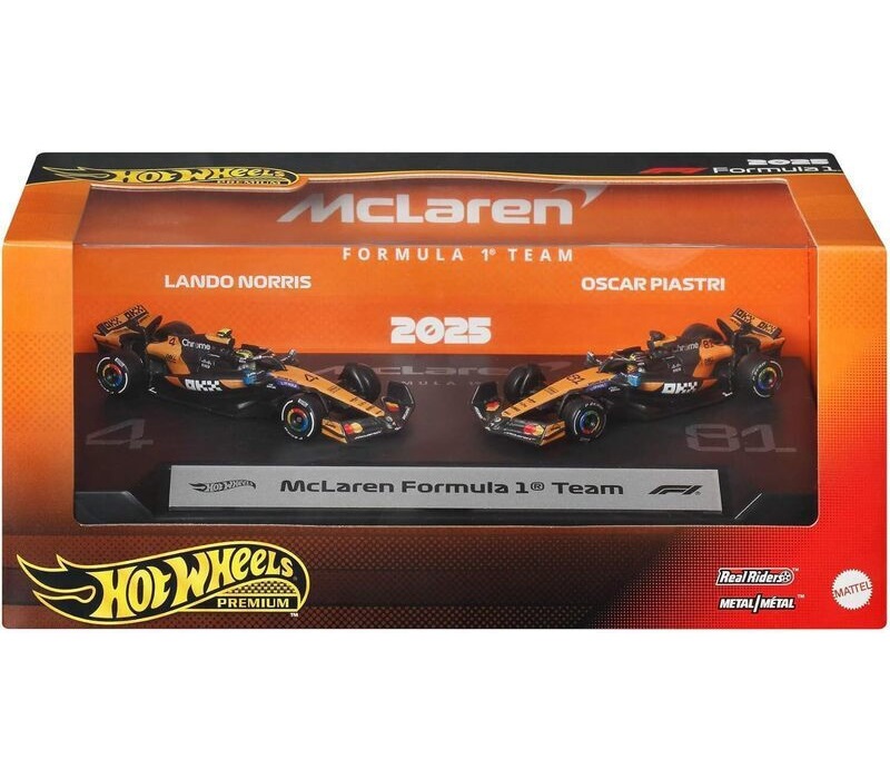 ΠΑΙΧΝΙΔΙ MATTEL HOT WHEELS PREMIUM: FORMULA1 2025 - MCLAREN FORMULA1 TEAM JMM91