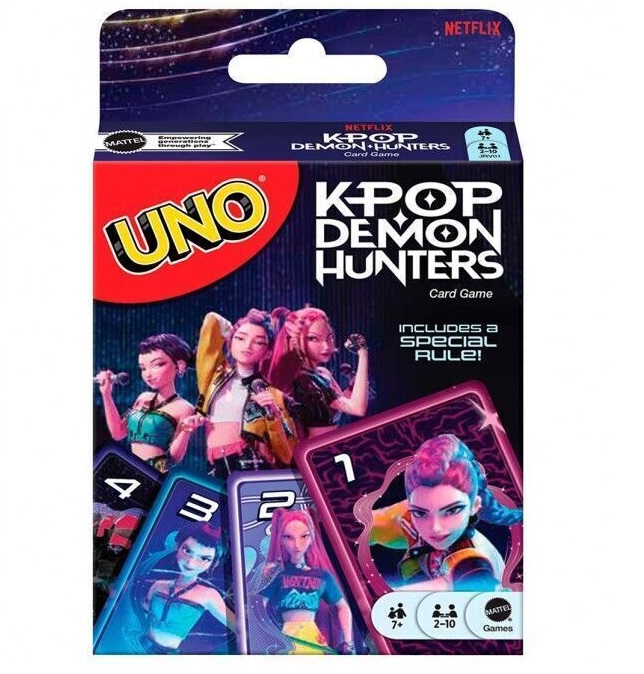 ΠΑΙΧΝΙΔΙ ΜΕ ΚΑΡΤΕΣ MATTEL UNO NETFLIX: UNO K-POP DEMON HUNTERS JRV01