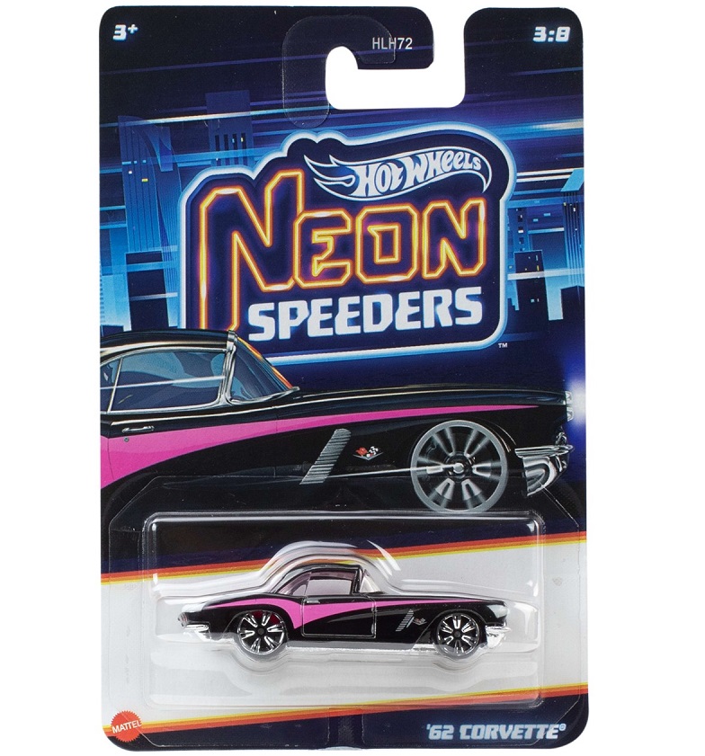 ΠΑΙΧΝΙΔΙ MATTEL HOT WHEELS: NEON SPEEDERS - '62 CORVETTE JKX95