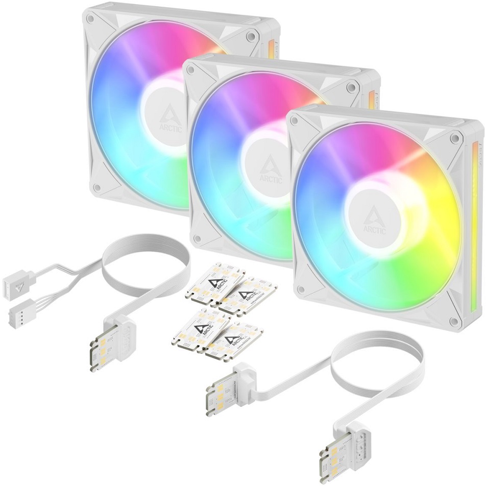 COOLER ΓΙΑ CASE ARCTIC BIONIX P14 A-RGB 3-PACK 140MM WHITE