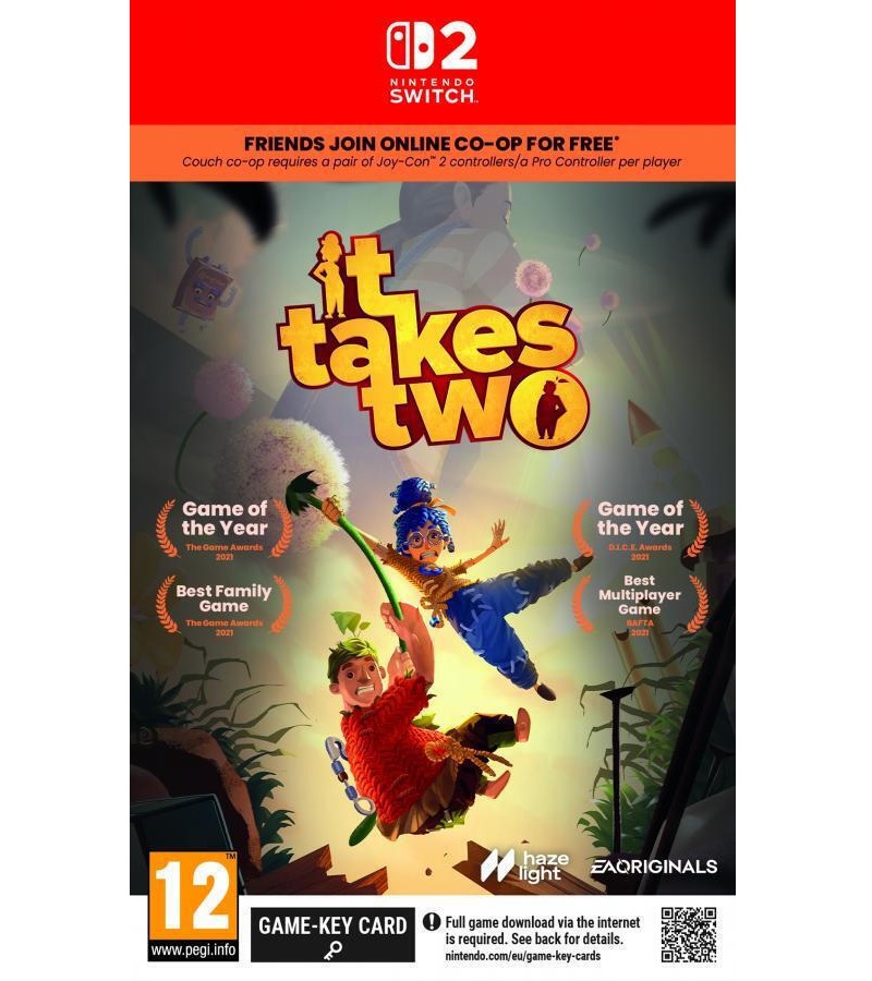 IT TAKES TWO (GAME KEY CARD) SWITCH 2