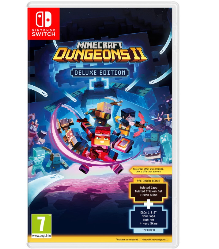 MINECRAFT DUNGEONS II DELUXE EDITION SWITCH