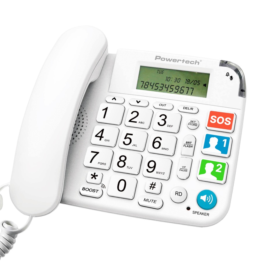 ΤΗΛ. ΣΥΣΚΕΥΗ POWERTECH PT-1662 WHITE ---
