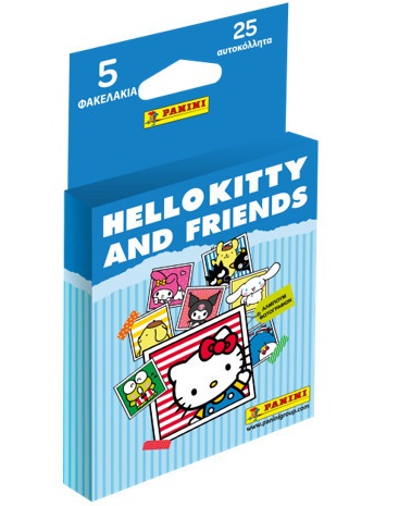 ΑΥΤΟΚΟΛΛΗΤΑ PANINI HELLO KITTY & FRIENDS ECO BLISTER 5 PACKS