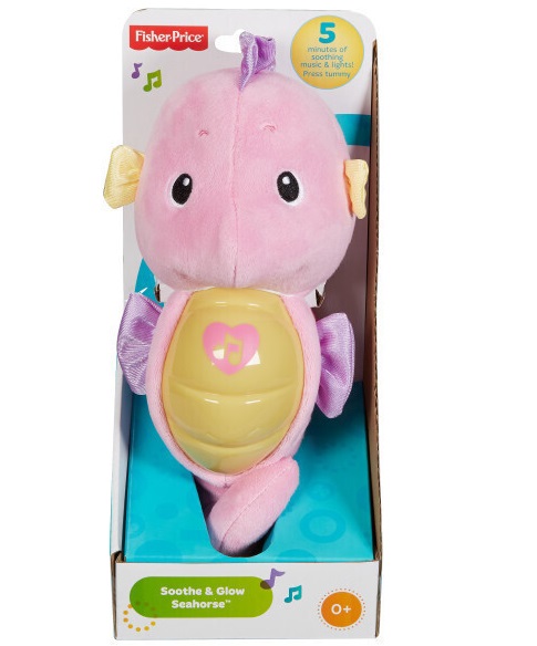 ΛΟΥΤΡΙΝΟ FISHER-PRICE: SOOTHE & GLOW SEAHORSE - PINK DGH73
