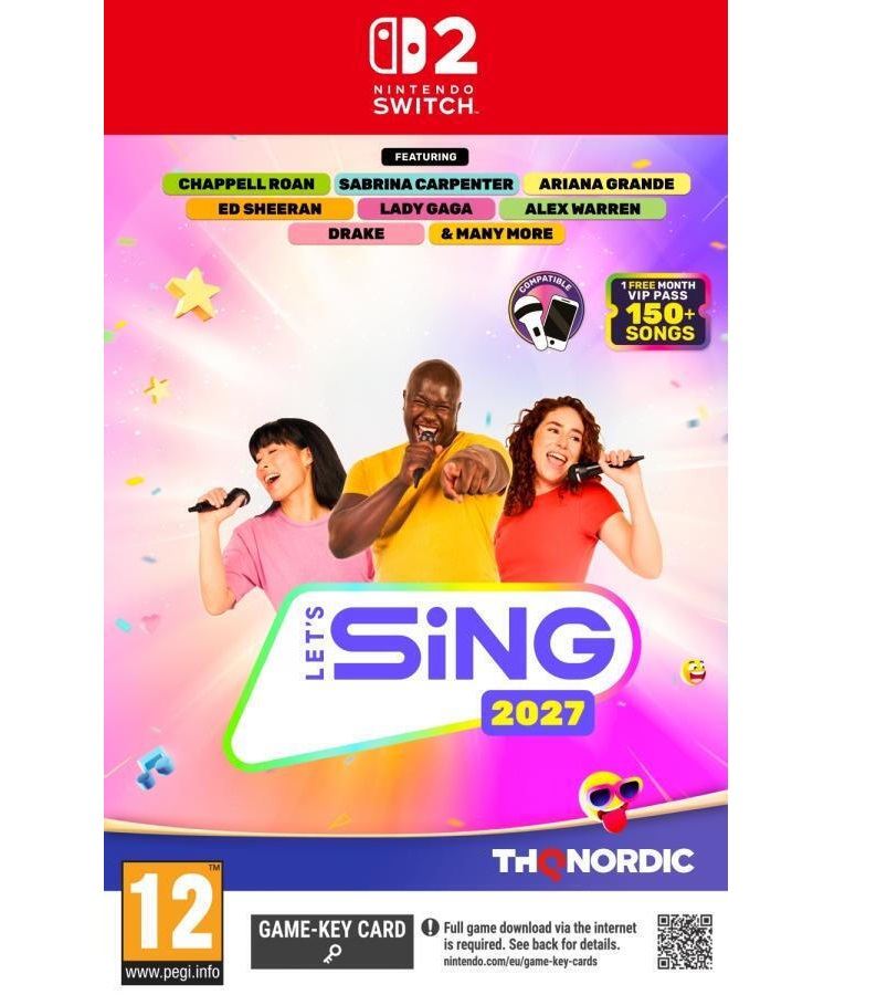 LET'S SING 2027 (GAME KEY CARD) SWITCH 2