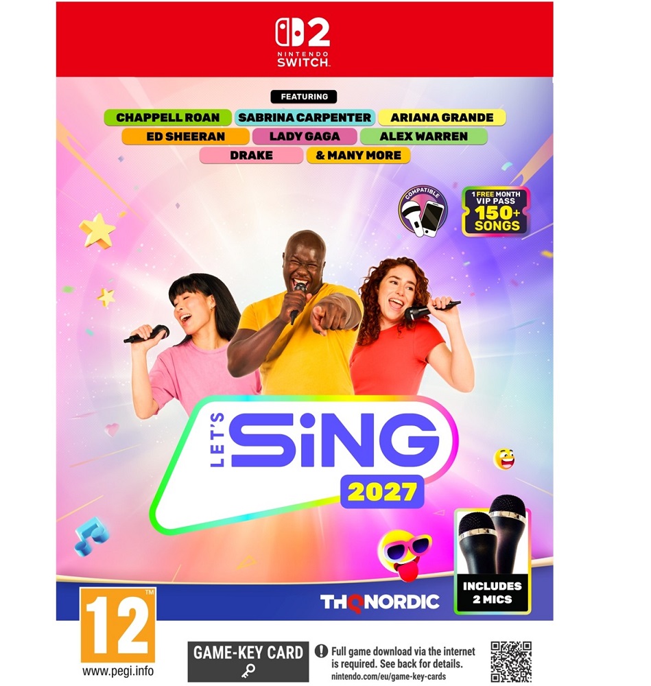 LET'S SING 2027 (GAME KEY CARD) [+2 MIC] SWITCH 2