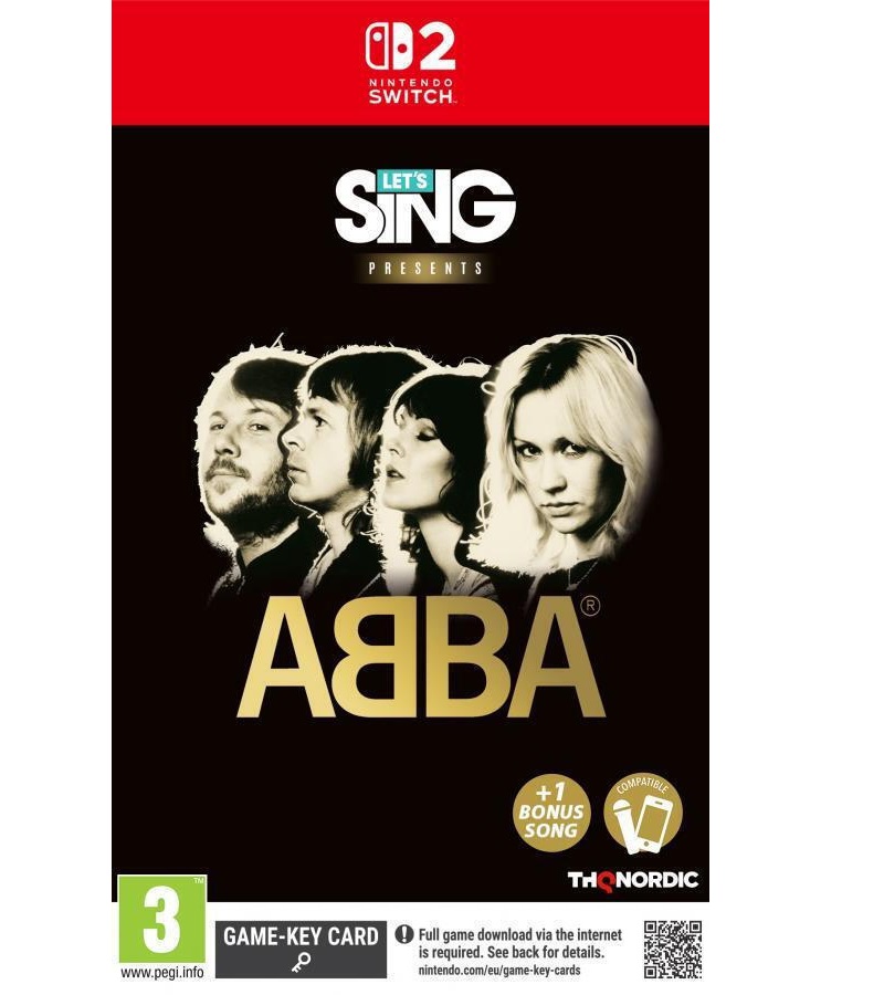 LET'S SING 2027 PRESENTS ABBA (GAME KEY CARD) SWITCH 2