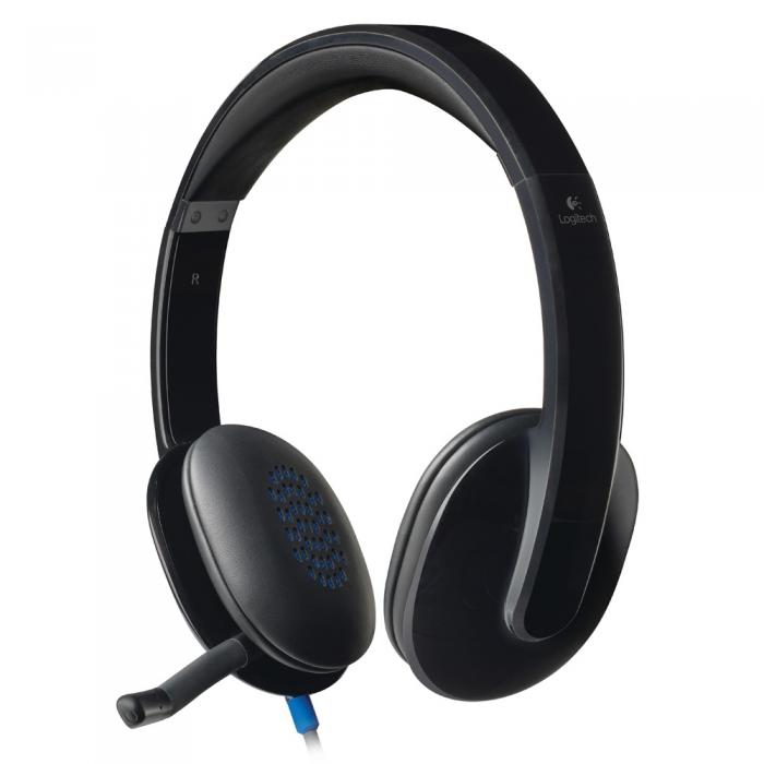 ΑΚΟΥΣΤΙΚΑ ΜΕ ΜΙΚΡΟΦΩΝΟ LOGITECH H540 USB BLACK