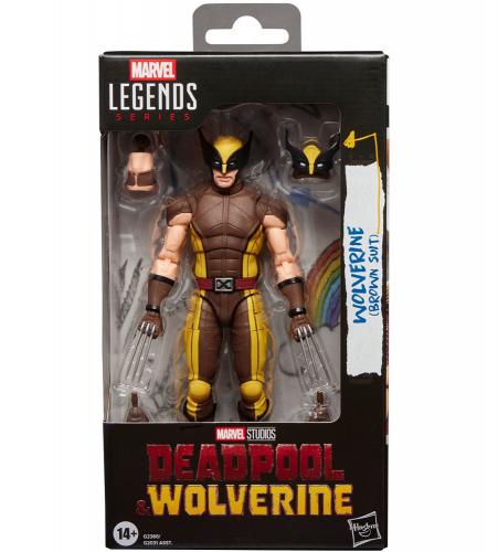 ΦΙΓΟΥΡΑ HASBRO MARVEL LEGENDS SERIES: DEADPOOL AND WOLVERINE - WOLVERINE BROWN SUIT G2366
