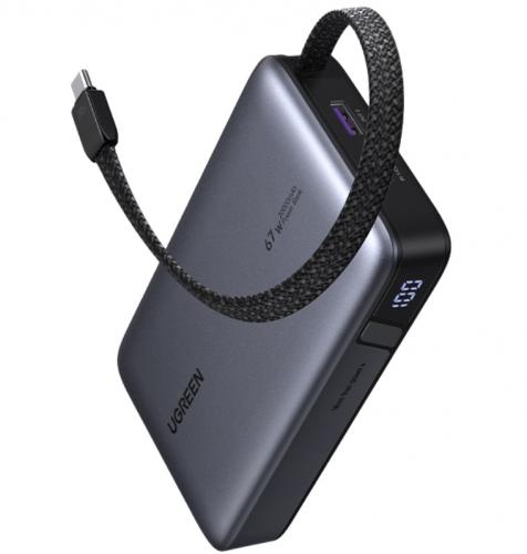 POWER BANK UGREEN 20000mAh PD 67W PB550 55996B GREY