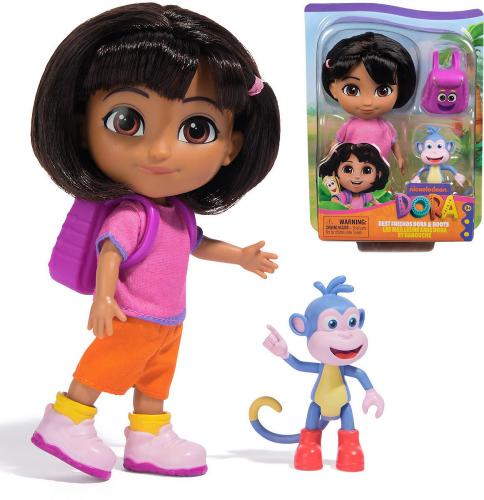 ΚΟΥΚΛΑ SPIN MASTER NICKELODEON: DORA - BEST FRIENDS DORA AND BOOTS 15CM 6071800