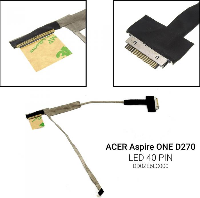 ΚΑΛΩΔΙΟΤΑΙΝΙΑ ΓΙΑ ΟΘΟΝΗ LAPTOP ASPIRE ONE D257 D270 LT28 ZE6 DD0ZE6LC000