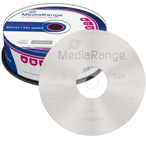 CD MEDIARANGE MR201 80MIN/700MB 52X 25T