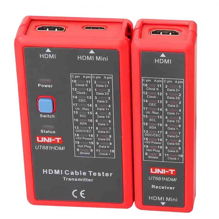 ΕΡΓΑΛΕΙΟ ΕΛΕΓΧΟΥ ΚΑΛΩΔΙΩΣΕΩΝ HDMI UNI-T UT681HDMI