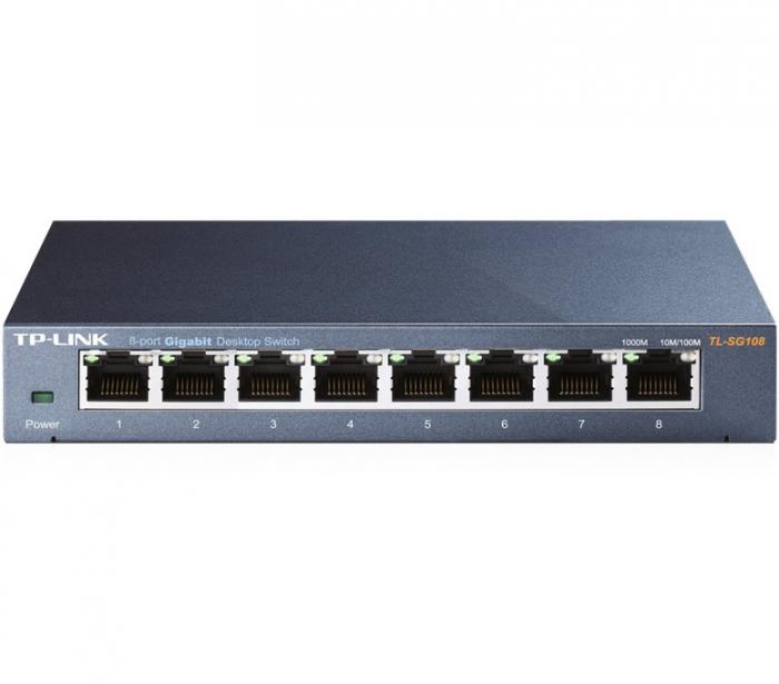 SWITCH 16-PORTS 10/100/1000Mbps RACKMOUNT TP-LINK TL-SG1016D V7.1