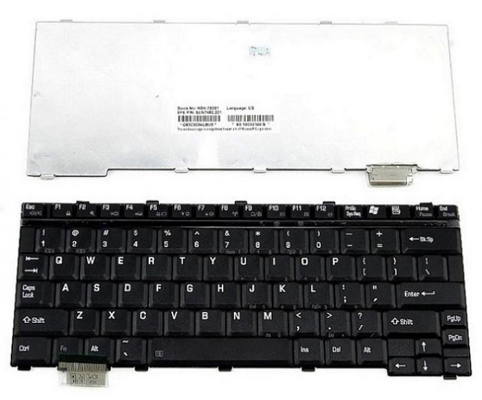 ΠΛΗΚΤΡΟΛΟΓΙΟ ΓΙΑ LAPTOP TOSHIBA SATELLITE U300 US BLACK