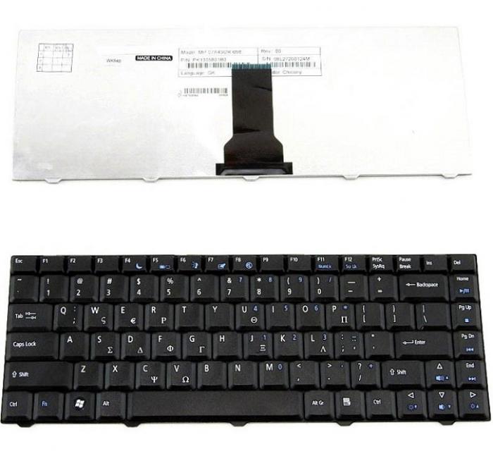 ΠΛΗΚΤΡΟΛΟΓΙΟ ΓΙΑ LAPTOP ACER ASPIRE E520 US BLACK
