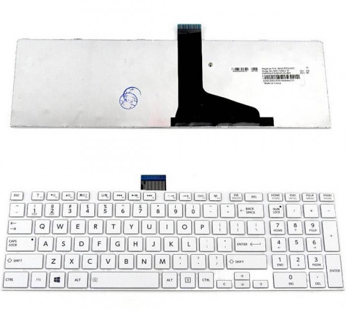 ΠΛΗΚΤΡΟΛΟΓΙΟ ΓΙΑ LAPTOP TOSHIBA C850 US WHITE