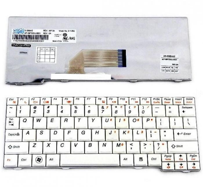 ΠΛΗΚΤΡΟΛΟΓΙΟ ΓΙΑ LAPTOP LENOVO IDEAPAD S10-2 US WHITE