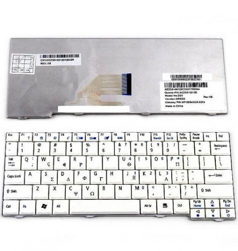 ΠΛΗΚΤΡΟΛΟΓΙΟ ΓΙΑ LAPTOP ACER ASPIRE ONE ZG8 US WHITE