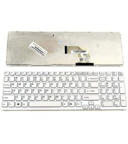 ΠΛΗΚΤΡΟΛΟΓΙΟ ΓΙΑ LAPTOP SONY VAIO SVE 15 17 SERIES WHITE 0,8CM VERSION US WHITE