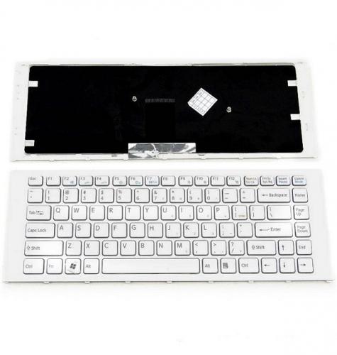 ΠΛΗΚΤΡΟΛΟΓΙΟ ΓΙΑ LAPTOP SONY VAIO VPC-EA WITH FRAME US WHITE