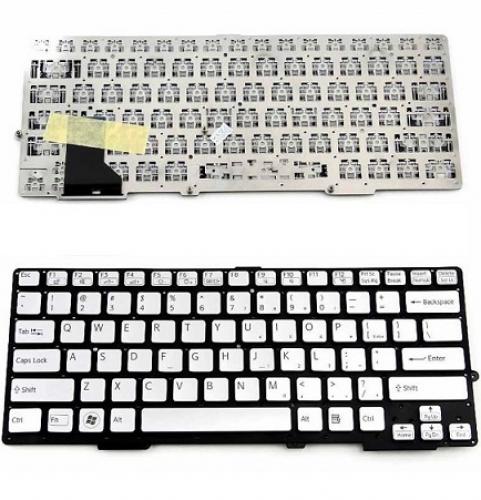 ΠΛΗΚΤΡΟΛΟΓΙΟ ΓΙΑ LAPTOP SONY VAIO SVS13 WITHOUT FRAME US SILVER