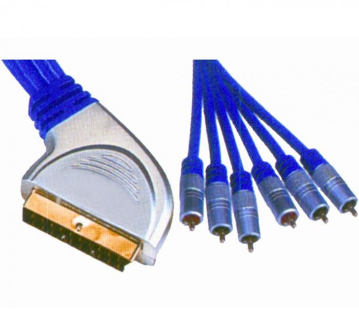 ΚΑΛΩΔΙΟ SCART ΣΕ RCA X-TREME CR-636/5M
