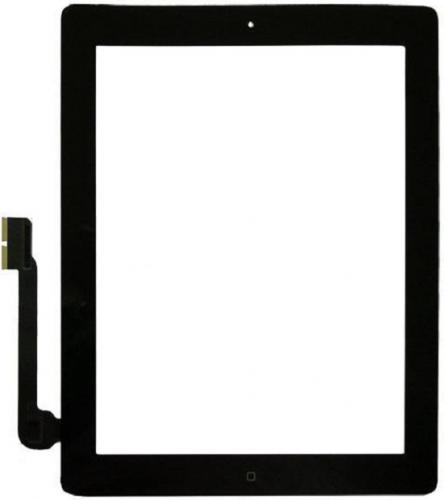 TOUCH SCREEN ΓΙΑ TABLET APPLE IPAD 4 ΜΕ HOME BUTTON OEM BLACK