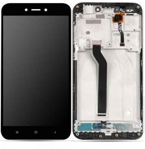 ΟΘΟΝΗ ΓΙΑ ΚΙΝΗΤΟ XIAOMI REDMI 5A ΜΕ FRAME OEM BLACK