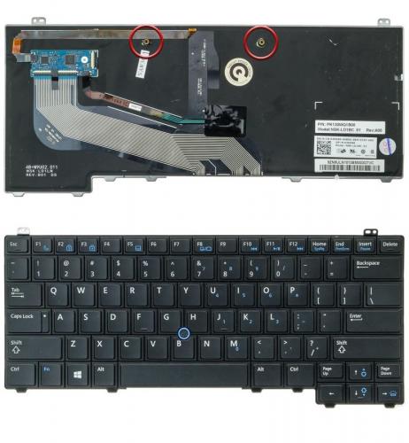 ΠΛΗΚΤΡΟΛΟΓΙΟ ΓΙΑ LAPTOP DELL LATITUDE E5440 US WITH BACKLIGHT BLACK