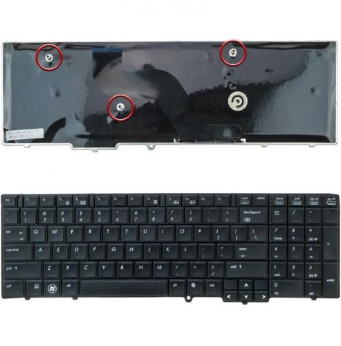 ΠΛΗΚΤΡΟΛΟΓΙΟ ΓΙΑ LAPTOP HP ELITEBOOK 8540P 8540W US BLACK