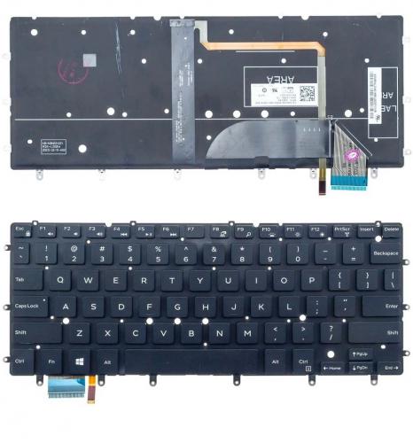 ΠΛΗΚΤΡΟΛΟΓΙΟ ΓΙΑ LAPTOP DELL INSPIRON P57G WITH BACKLIGHT WITOUT FRAME US BLACK