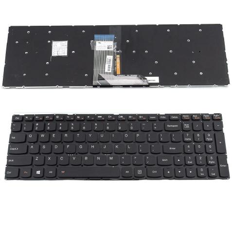 ΠΛΗΚΤΡΟΛΟΓΙΟ ΓΙΑ LAPTOP LENOVO IDEAPAD 700-15 WITH BACKLIGHT US BLACK