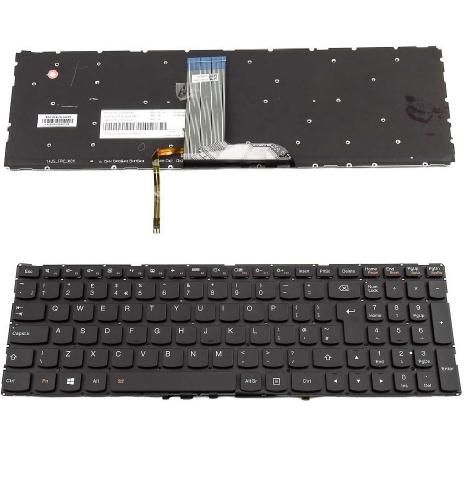 ΠΛΗΚΤΡΟΛΟΓΙΟ ΓΙΑ LAPTOP LENOVO IDEAPAD 700-15 WITH BACKLIGHT UK BLACK