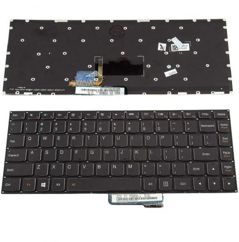ΠΛΗΚΤΡΟΛΟΓΙΟ ΓΙΑ LAPTOP LENOVO E31-70 WITH BACKLIGHT US BLACK