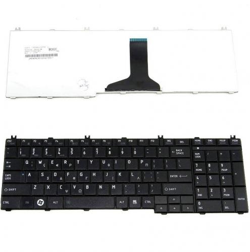 ΠΛΗΚΤΡΟΛΟΓΙΟ ΓΙΑ LAPTOP TOSHIBA SATELLITE C660 US/GR BLACK