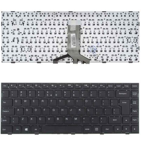 ΠΛΗΚΤΡΟΛΟΓΙΟ ΓΙΑ LAPTOP LENOVO 100-14IBD WITH FRAME UK BLACK