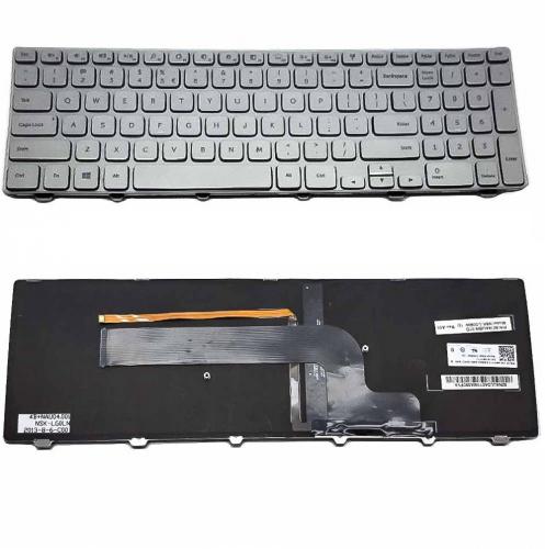 ΠΛΗΚΤΡΟΛΟΓΙΟ ΓΙΑ LAPTOP DELL INSPIRON 15-7000 WITH BACKLIGHT US SILVER